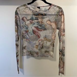 Urban Outfitters mesh painting shirt.